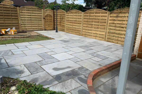 Kandla Grey Sandstone Patio in Hatfield