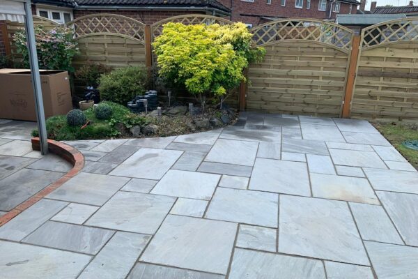 Grey Indian Sandstone Patio