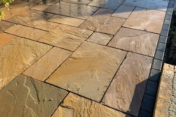 Camel Sandstone Patio in Hitchin