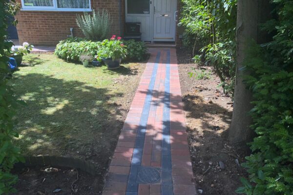 brindle block paving pathway in st albans