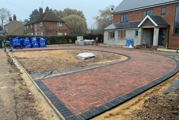 Block Paving Horseshoe Driveway in St Albans