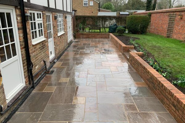 indian sandstone patios