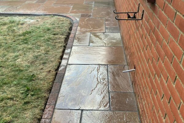 Raj Blend Sandstone Patio job