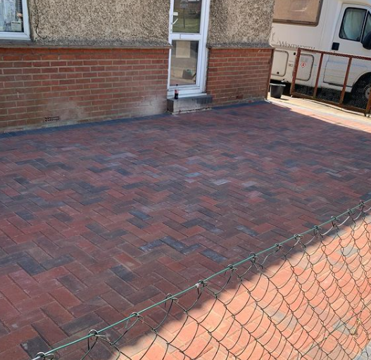 completed block paving job in hatfield