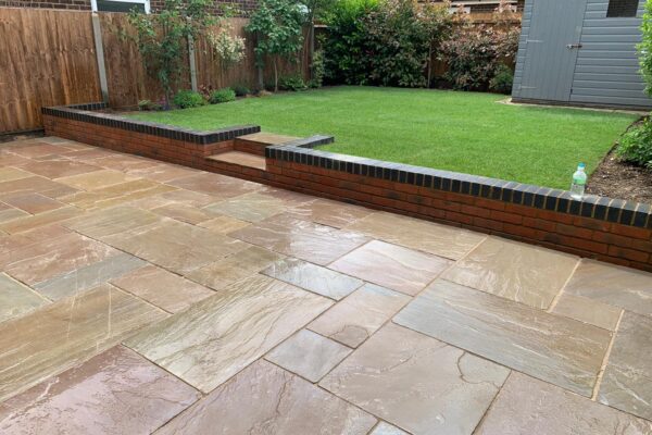 garden patio project in st albans