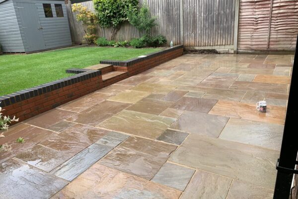 camel indian sandstone paving