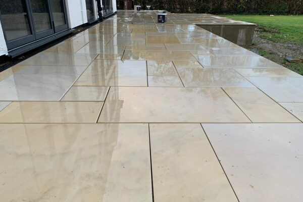 Sawn Owned Sandstone Patio