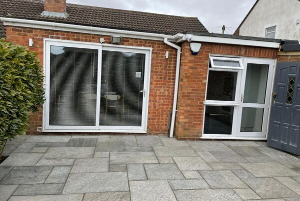 raised sandstone patio luton