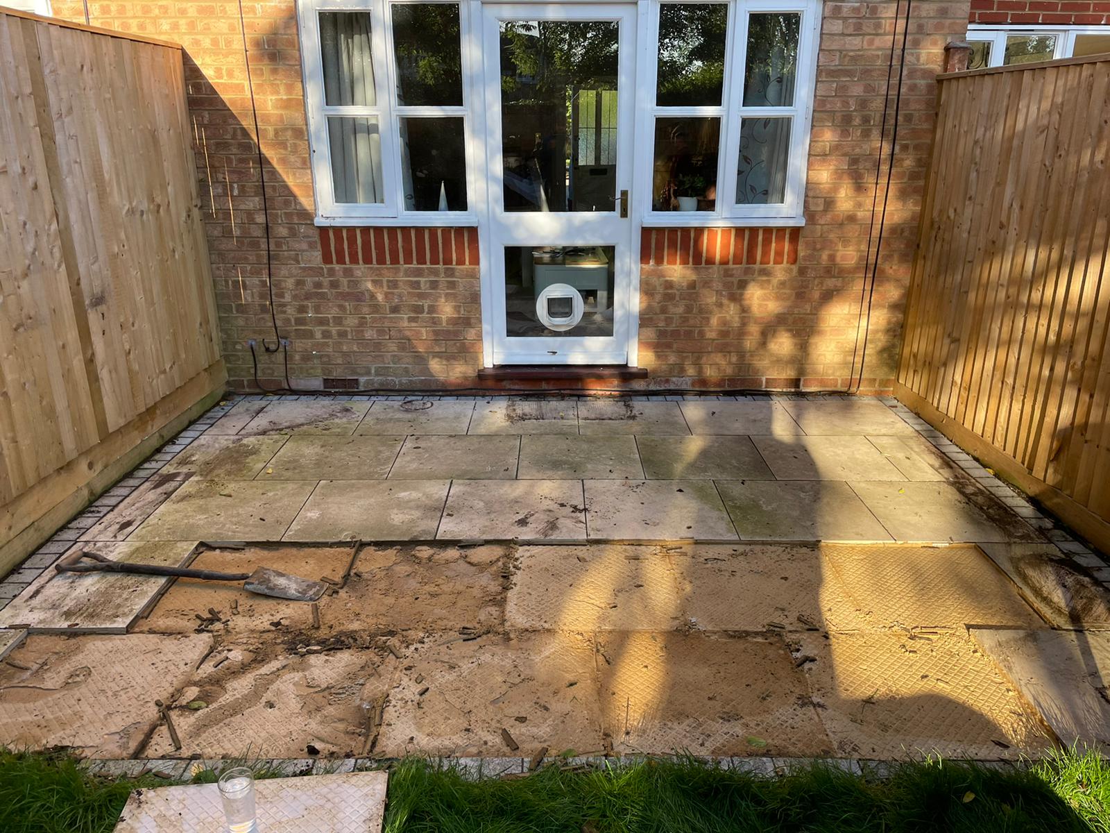 replace old patio in harpenden