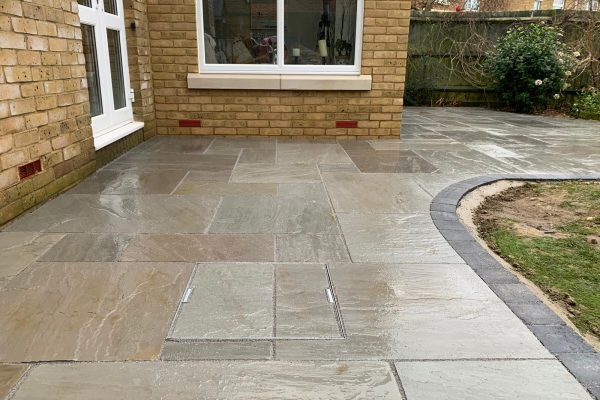 kandla grey sandstone patio st albans