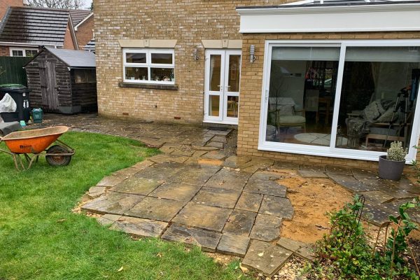 new patio for st albans home