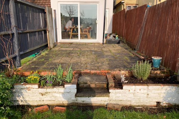 black limestone patio st albans