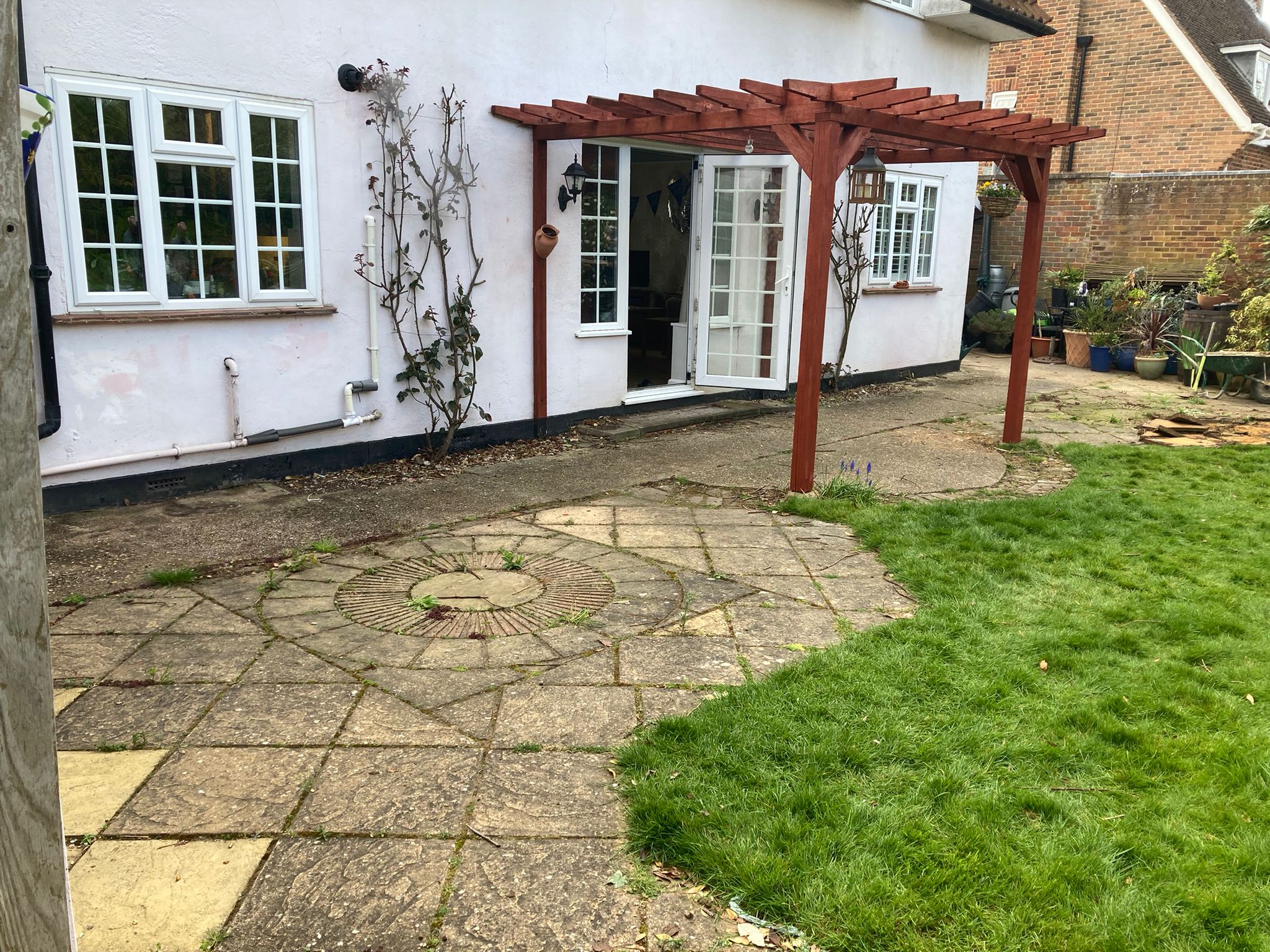 Camel Sandstone Patio in Berkhamsted