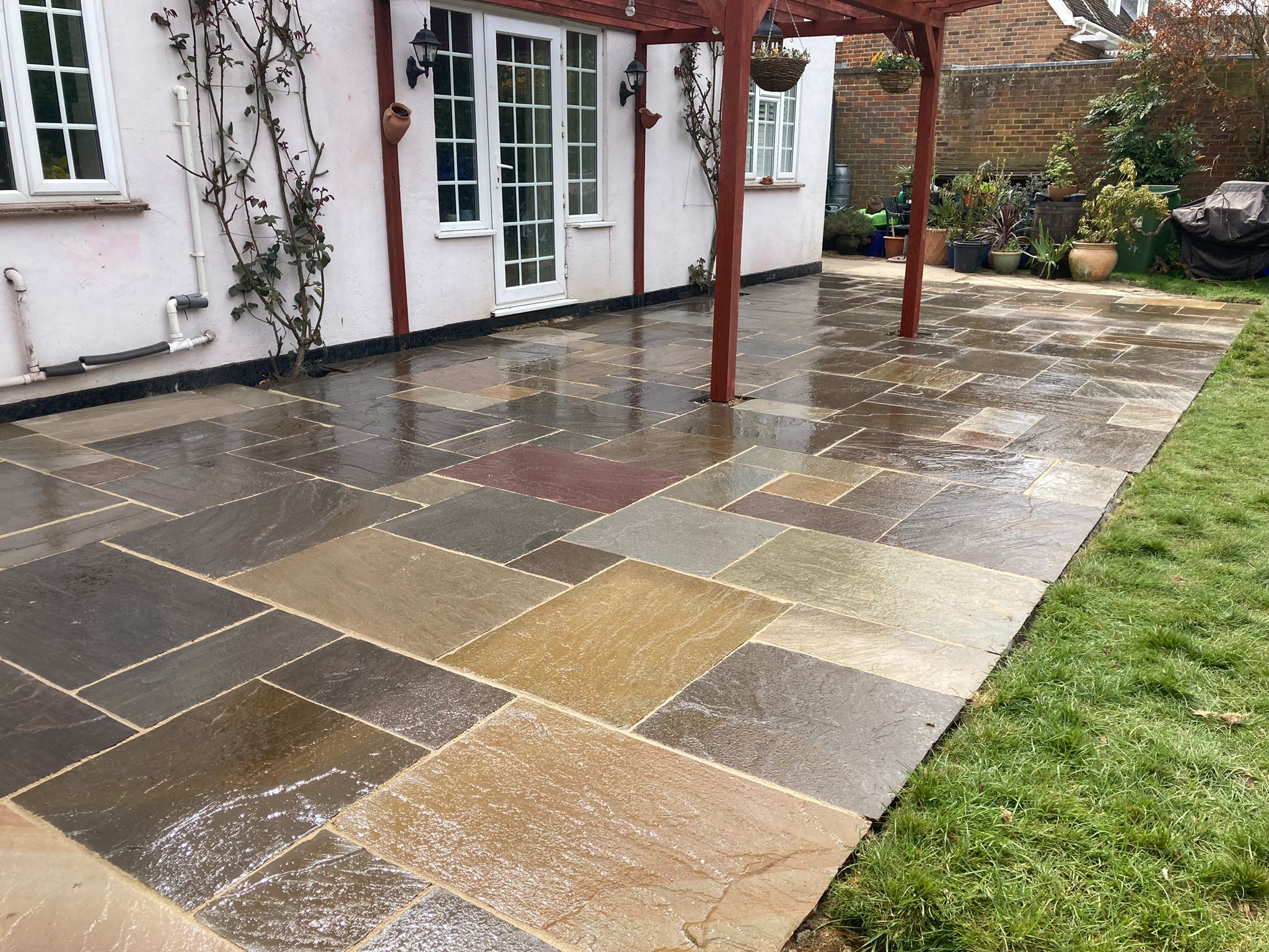 Camel Sandstone Patio, Berkhamsted