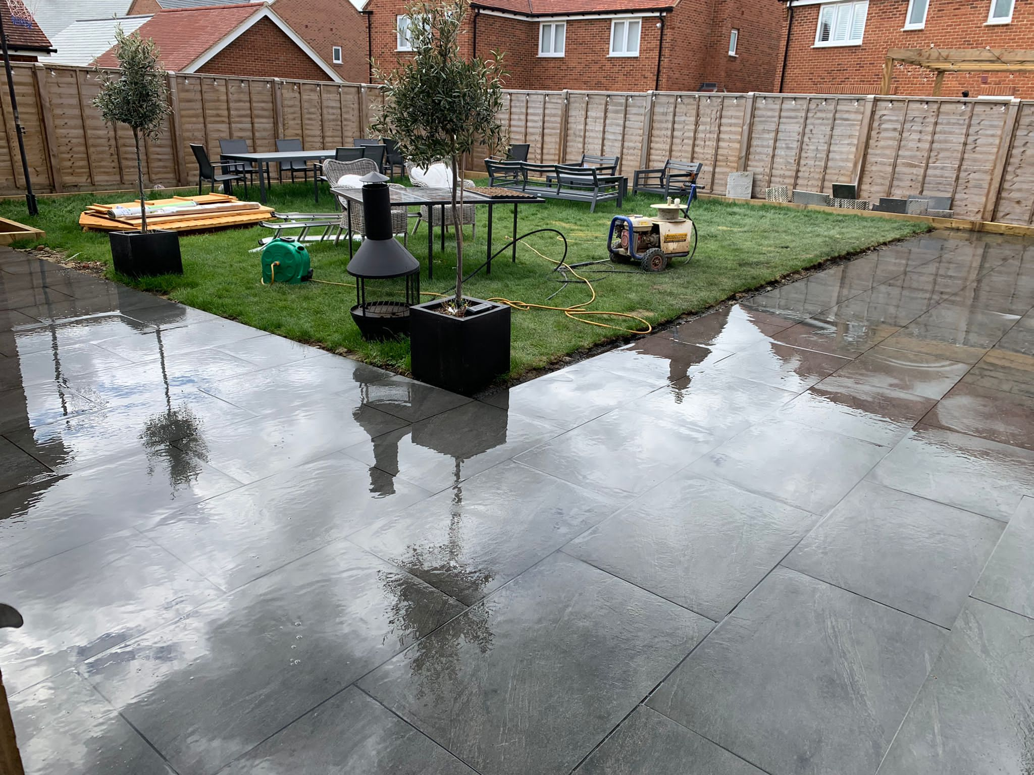 new anthracite porcelain patio aston clinton