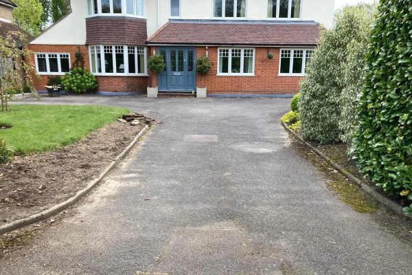 old drive replaced st albans in hertfordshire