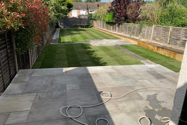 kandla grey sandstone patio beechwood drive