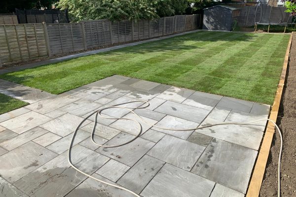 kandla grey sandstone patio beechwood drive