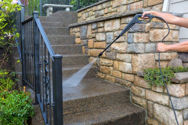 jet washing steps