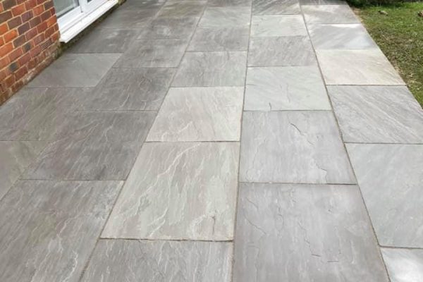 kandla grey sandstone patio 900mmx600mm