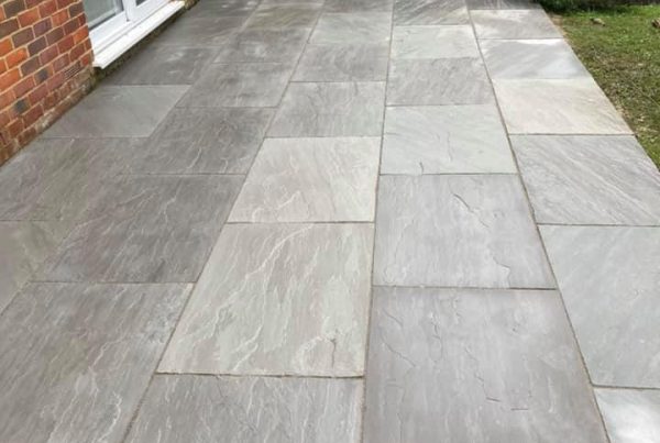 kandla grey sandstone patio 900mmx600mm