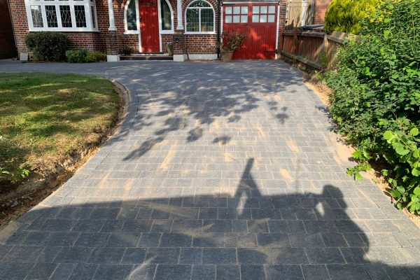 Charcoal Block Paving Driveway, St Albans