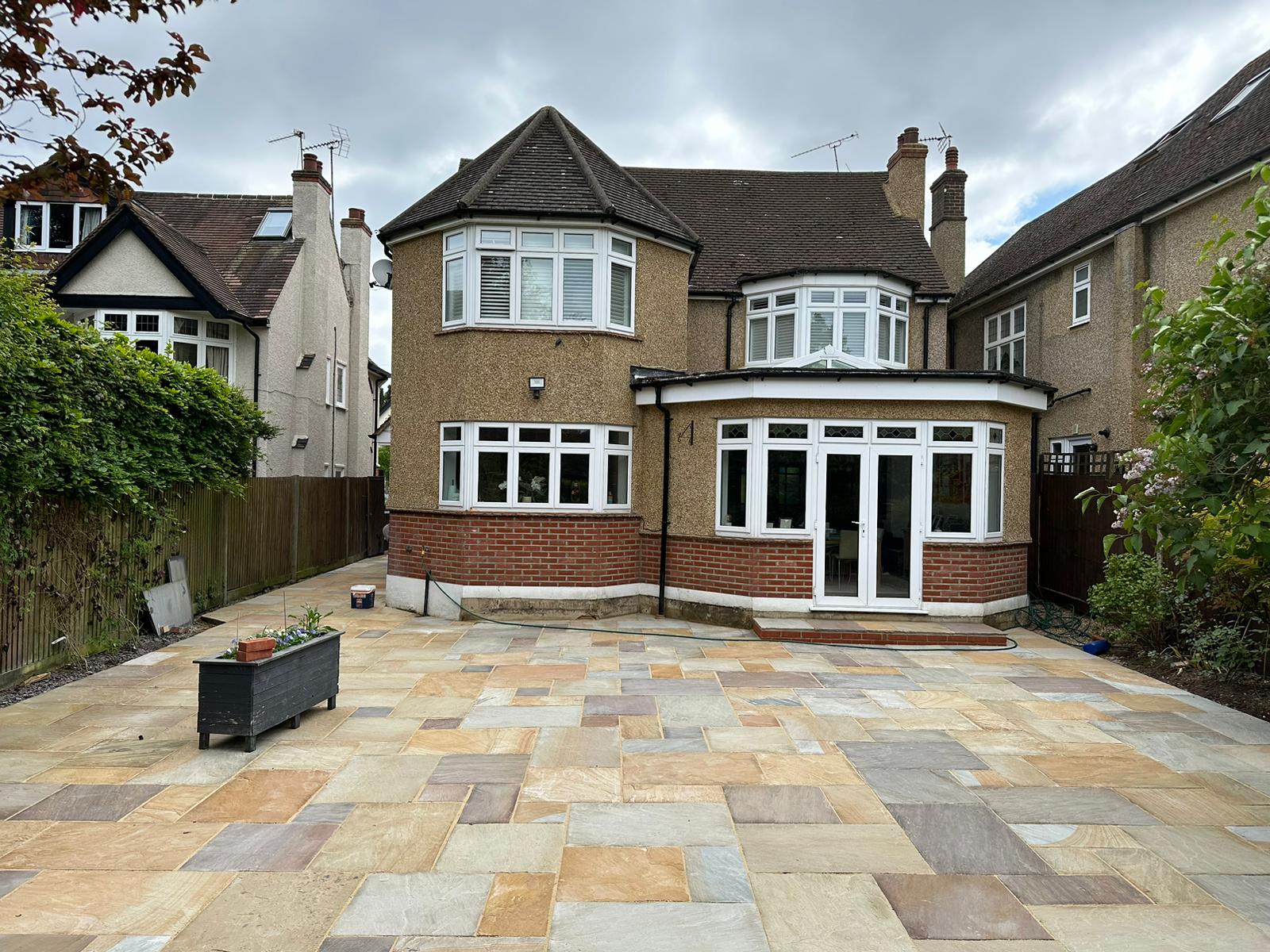 Indian Sandstone Patio, St Stephens Avenue, St Albans