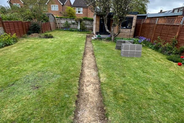 before we finished laying the new porcelain pation in hazelwood drive st albans