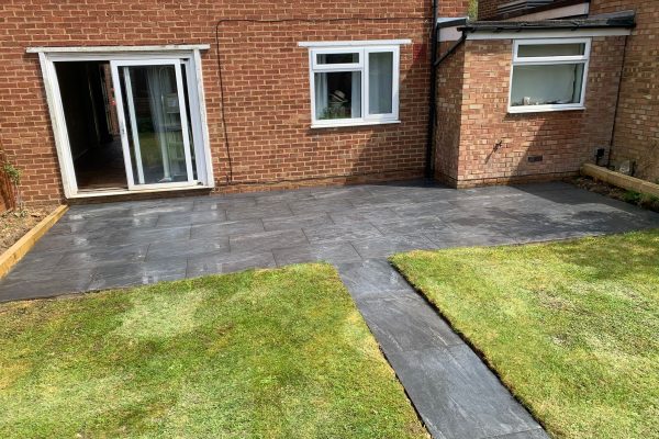 porcelain patio and path st albans