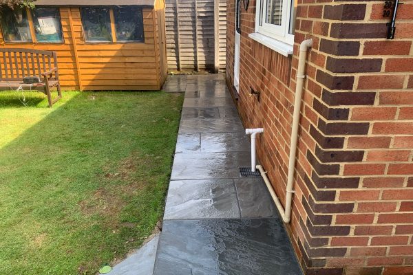 Kandla Grey Patio and Path in Welwyn Garden City