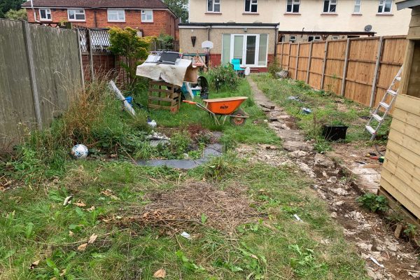 old garden restored watford