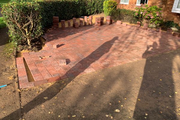 new driveway laid in welwyn garden city