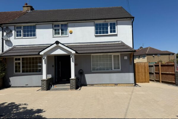 natural block paving driveway coombes road london colney