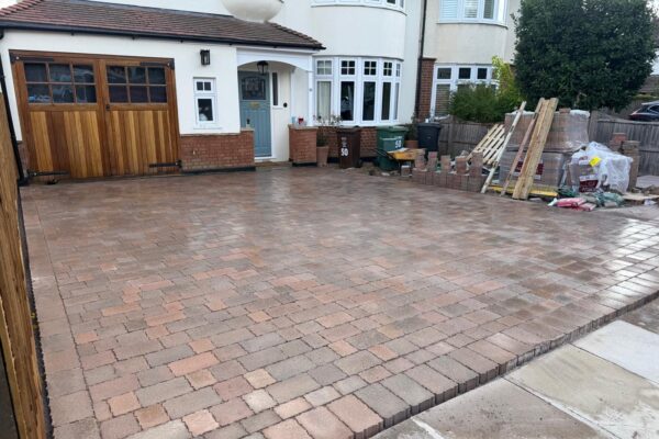 Jennings road st albans after block paved driveway