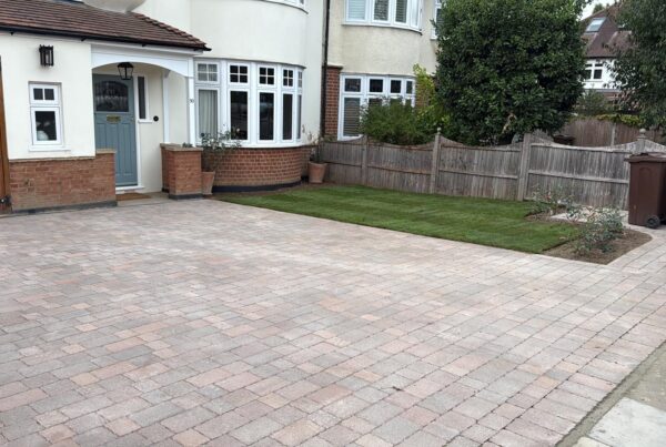 Jennings road st albans after block paving driveway laid
