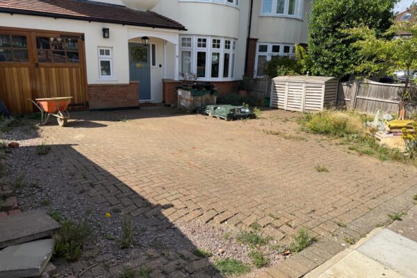 Jennings road st albans before block paved driveway