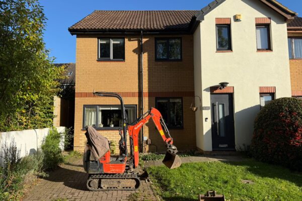 before block paving driveway laid repton green st albans
