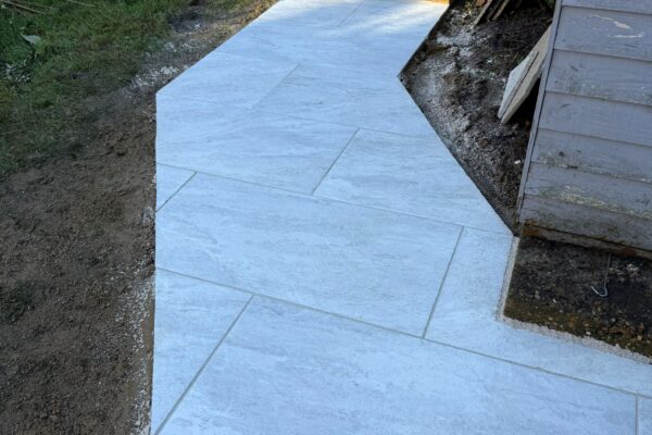 NEW PORCELAIN PATH LAID IN MARGARET AVENUE, ST ALBANS