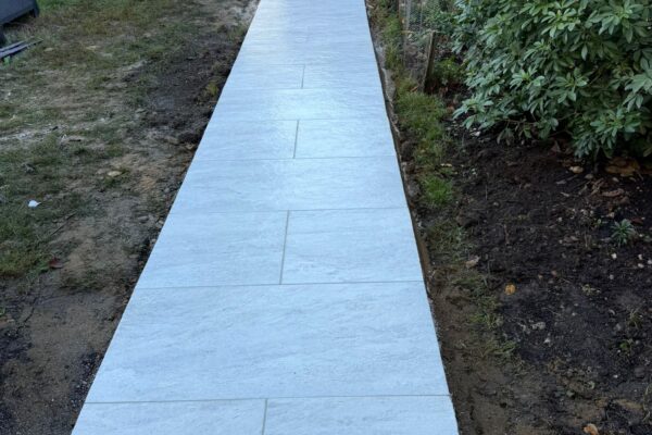 beautiful porcelain pathway in st albans