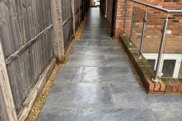 porcelain path laid in harpenden