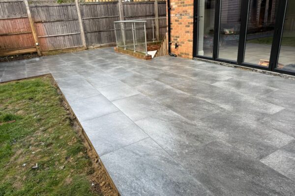 porcelain tile patio longcroft avenue harpenden