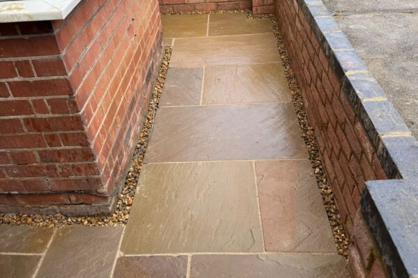 new sandstone patio in st albans
