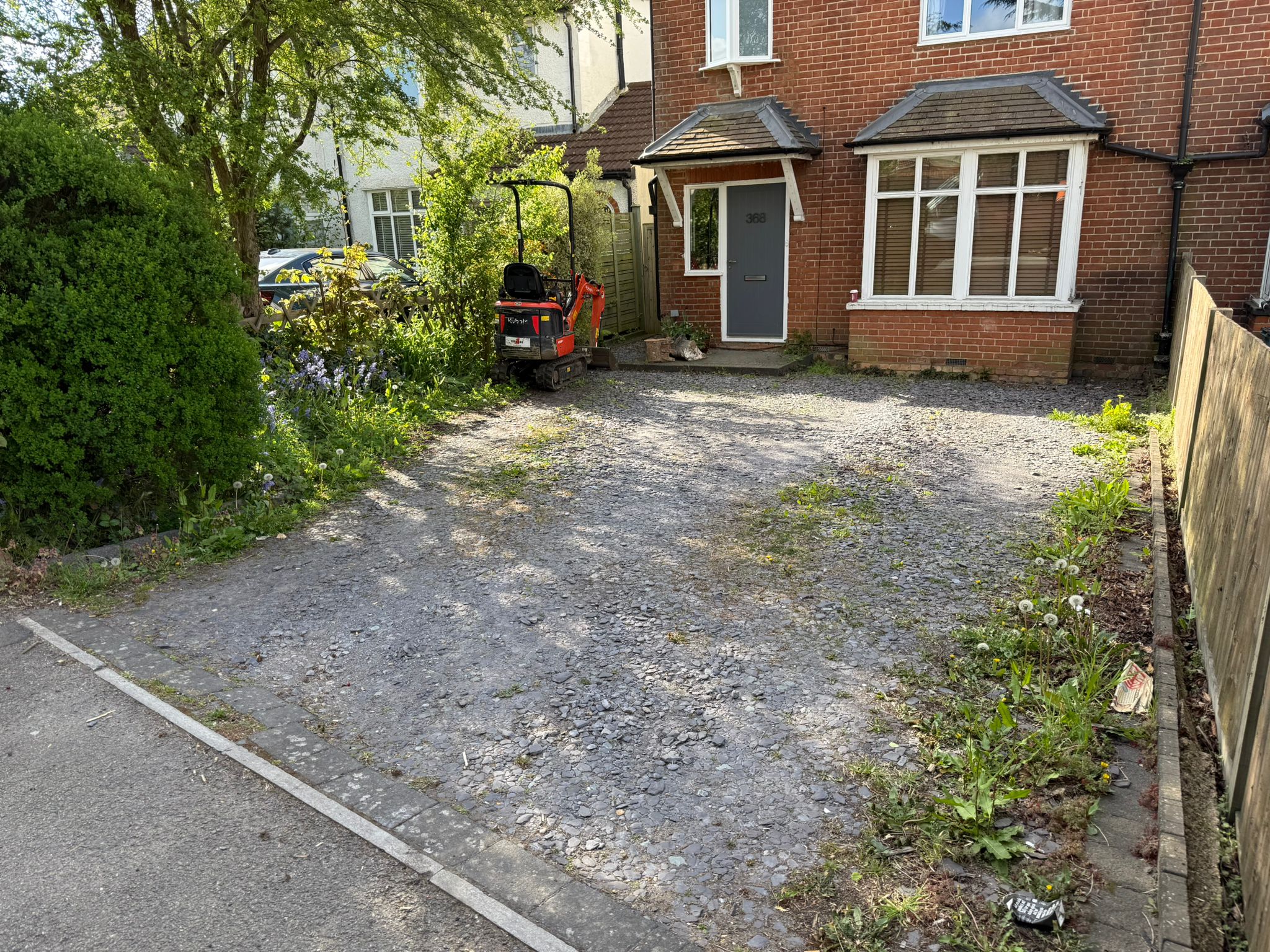 Dove Grey Limestone Driveway in St Albans