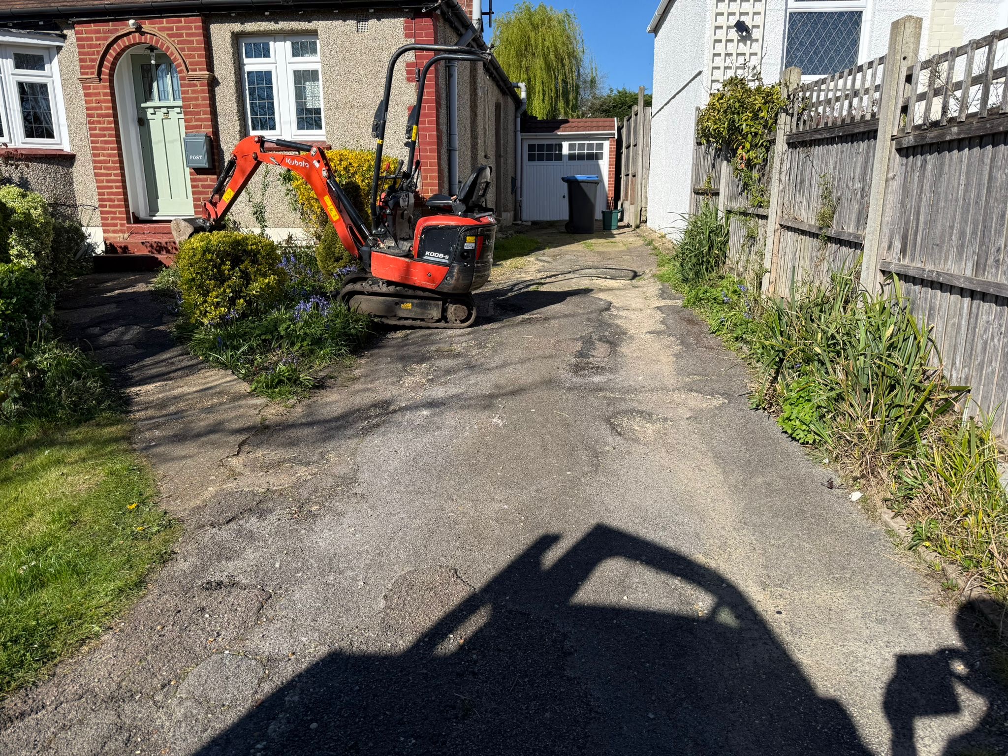 old driveway replaced in Cuffley