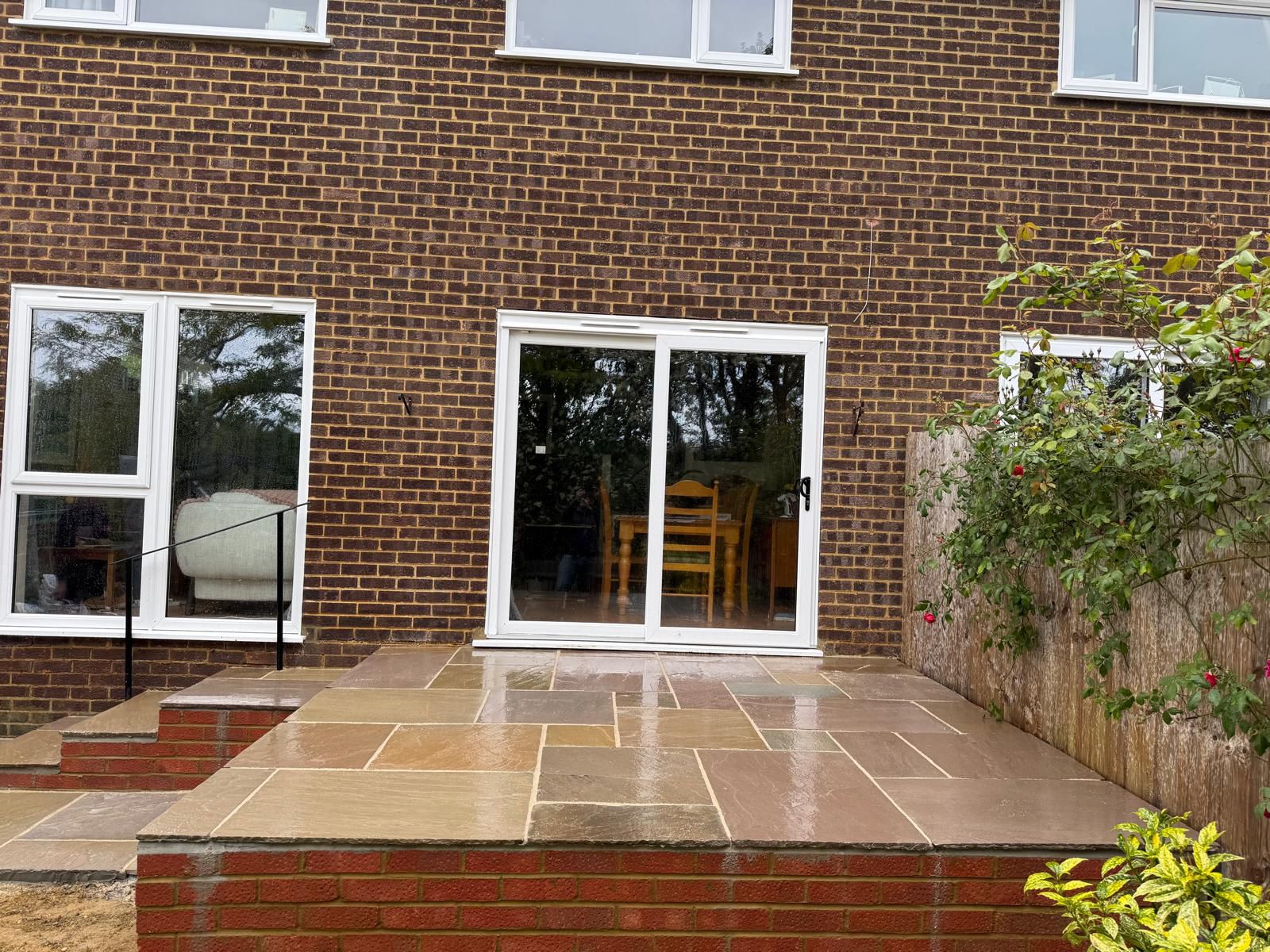 Porcelain Patio laid in Osprey Drive, St Albans