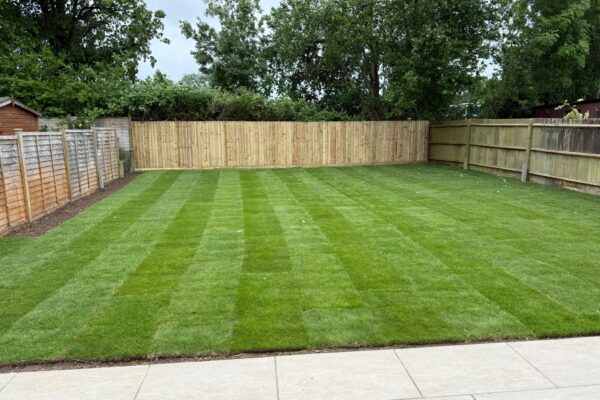 new turf laid in Harpenden