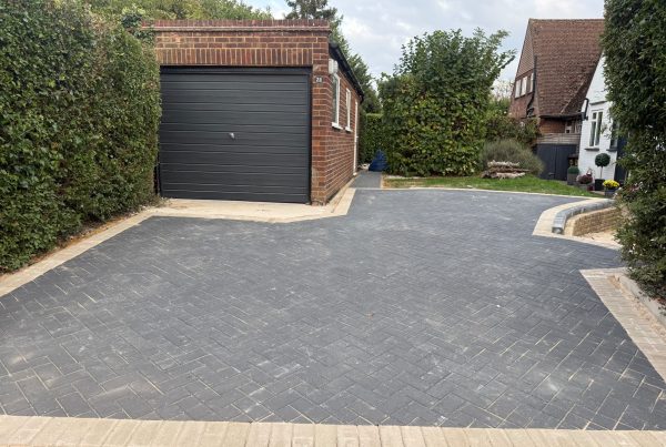 Charcoal Block paving Driveway, Sandridge, St Albans